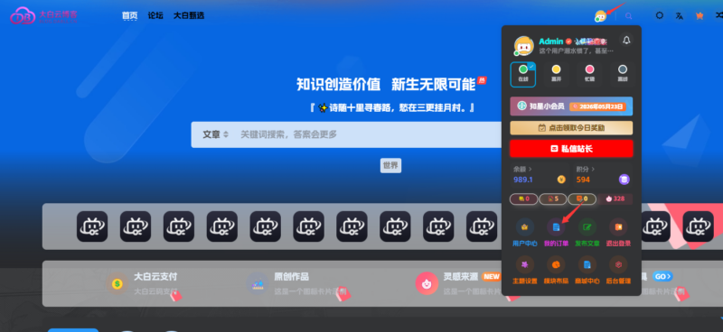 9.9乐享15余额（六月份）-大白云博客